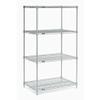 Nexel Wire Shelving, Poly-Z-Brite, 24" W x 21" D x 63" H view 2