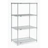 Nexel Wire Shelving, Poly-Z-Brite, 24" W x 21" D x 63" H view 4