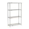 Nexel Quick Adjust Wire Shelving, Chrome, 48x14x74 view 3