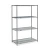Nexelon Wire Shelving, Blue Epoxy, 60" W X 21" D X 86" H view 1