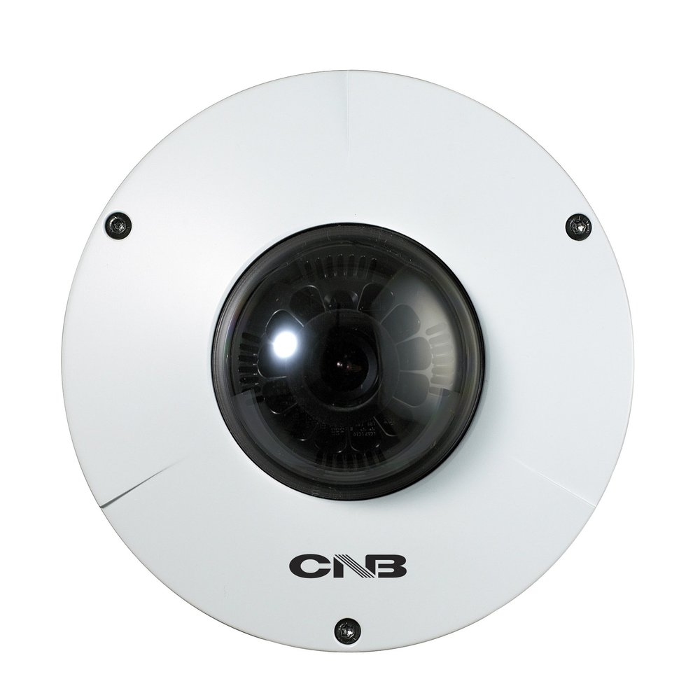CNB NV21-0MH Full HD 2 Megapixel 1080p H.264 IP Weatherproof Mini Vandal Dome Camera CMOS Sensor Dual Codec (H.264/MJPEG) PoE, IP66 CCTV Security Camera, White
