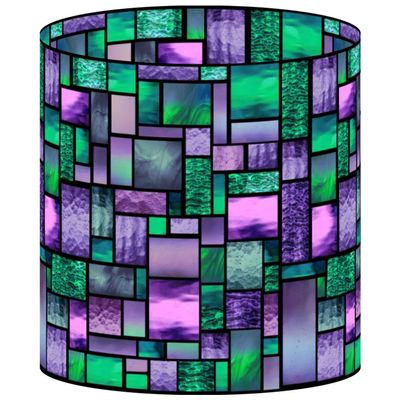 LampPix 10.00 Inch Table Lamp Shade - Precious Zephyr Canvas Desk Lampshade (Spider Fitting)