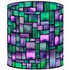 LampPix 10.00 Inch Table Lamp Shade - Precious Zephyr Canvas Desk Lampshade (Spider Fitting) view 1