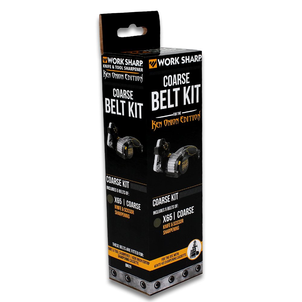 Work Sharp WSSAKO81118 Coarse Grit Belt Kit for Ken Onion Edition