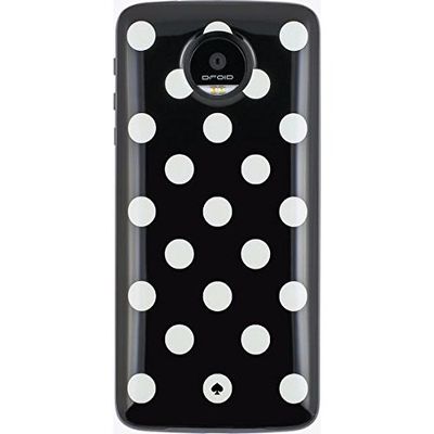 kate spade new york Cell Phone Case for Motorolo Z Droid, Z Play Droid - Le Pavillion Black/Cream