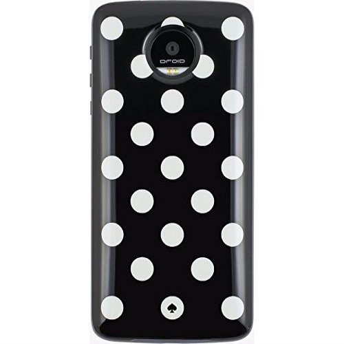 kate spade new york Cell Phone Case for Motorolo Z Droid, Z Play Droid - Le Pavillion Black/Cream