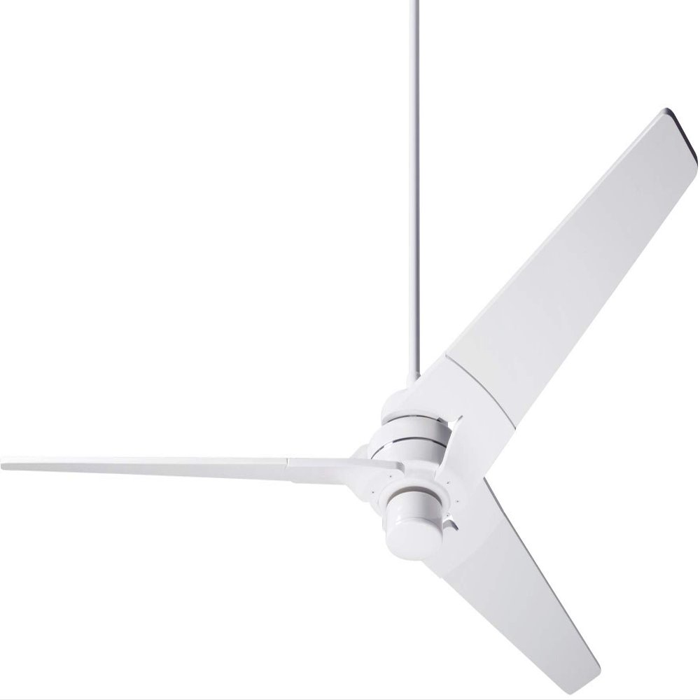 Modern TOR-GW-62-WH-NL-001 Torsion 62" Outdoor Fan with Wall Control, Gloss White