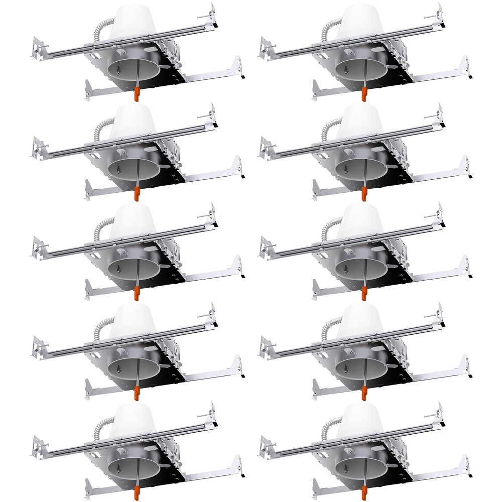 Sunco 10 Pack 4 Inch Recessed Lighting Housing, New Construction Can