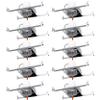 Sunco 10 Pack 4 Inch Recessed Lighting Housing, New Construction Can view 1