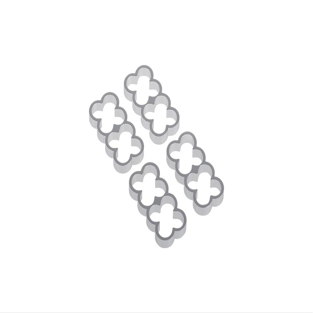 Alphacool 24771 Eiskamm Alu X8-4mm Silver - 4 pcs Modding Eiskamm