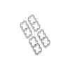 Alphacool 24771 Eiskamm Alu X8-4mm Silver - 4 pcs Modding Eiskamm view 1