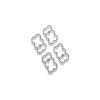 Alphacool 24770 Eiskamm Alu X6-4mm Silver - 4 pcs Modding Eiskamm view 1