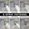Aqua Elegante Massage Shower Head With Mist - 2.5 GPM - Polished Chrome view 2