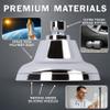Aqua Elegante Massage Shower Head With Mist - 2.5 GPM - Polished Chrome view 4