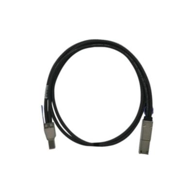 QNAP CAB-SAS05M-8644-8088 SAS External Cable - 1.6 ft. - 36 Pin 4X Mini SAS HD (SFF-8644) (M) to 26 Pin 4X Mini SAS (SFF-8088) (M) - Black