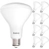 Sunco 8 Pack BR30 LED Bulb Flood Light, E26, 11W=65W, 3000K Warm White view 1