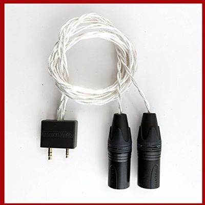 Extreme Audio Premium Quality Silver Plated XLR Balanced Cable for Astell&Kern AK300, AK320, AK380, AK70, AK100II, AK120II, AK240, KANN, SP1000