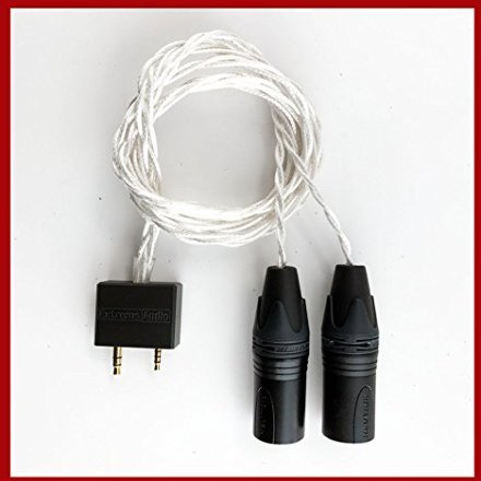 Extreme Audio Premium Quality Silver Plated XLR Balanced Cable for Astell&Kern AK300, AK320, AK380, AK70, AK100II, AK120II, AK240, KANN, SP1000