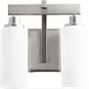 Quorum 5207-2-65 Transitional Two Light Vanity from Lancaster Collection in Pewter, Nickel, Silver Finish, view 3