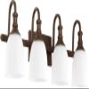 Quorum 5011-4-86 Transitional Four Light Vanity from Richmond Collection in Bronze/Dark Finish, view 2