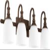 Quorum 5011-4-86 Transitional Four Light Vanity from Richmond Collection in Bronze/Dark Finish, view 3