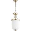 Quorum 2759-9-60 Transitional Two Light Dual Mount from Enclave Collection in Gold, Champ, Gld Leaf Finish, view 1