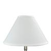 FenchelShades.com Lampshade 5" Top Diameter x 15" Bottom Diameter x 10" Slant Height with Washer (Spider) Attachment for Lamps with a Harp (Beige Homespun) view 2