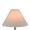 FenchelShades.com Lampshade 5" Top Diameter x 15" Bottom Diameter x 10" Slant Height with Washer (Spider) Attachment for Lamps with a Harp (Beige Homespun) view 3