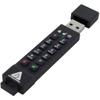 Apricorn 16GB Aegis Secure Key 3Z 256-bit AES XTS Hardware Encrypted FIPS 140-2 Level 3 Validated Secure USB 3.0 Flash Drive (ASK3Z-16GB), Black view 1
