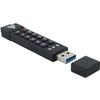 Apricorn 64GB Aegis Secure Key 3Z 256-bit AES XTS Hardware Encrypted FIPS 140-2 Level 3 Validated Secure USB 3.0 Flash Drive (ASK3Z-64GB),Black view 1