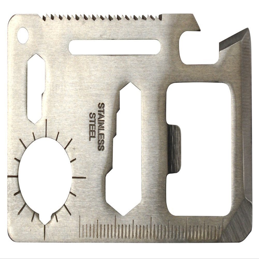 ust Survival Card Tool 0.5 Multitools, Stainless steel, One Size (20-MTL0004-02)