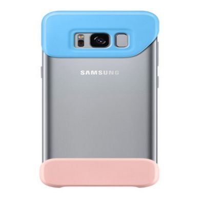 Samsung Galaxy S8 Two Piece Cover, Blue / Pink