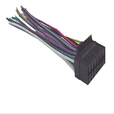 Mobilistics Wire Harness fits Sony CDX-GT620U, CDX-GT620IP, CDX-GT621PW, CX-GT630I + More S16A