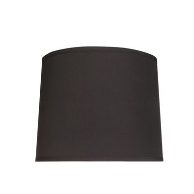 Aspen Creative 32222 Transitional Hardback Empire Shaped Spider Construction Lamp Shade in Black, 12" wide (11" x 12" x 8 1/2")