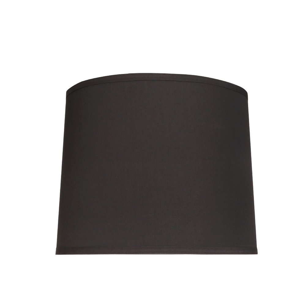 Aspen Creative 32222 Transitional Hardback Empire Shaped Spider Construction Lamp Shade in Black, 12" wide (11" x 12" x 8 1/2")