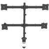 Desk Mount Quad Monitor Arm up to 27in, 17.6lb/8kg, VESA (ARMQUAD) view 2