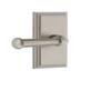 Grandeur 825360 Carre Plate Privacy with Georgetown Lever in Satin Nickel, Privacy - 2.375 view 1