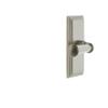 Grandeur 825360 Carre Plate Privacy with Georgetown Lever in Satin Nickel, Privacy - 2.375 view 4