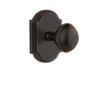 Grandeur 821687 Arc Plate Privacy with Eden Prairie Knob in Timeless Bronze, 2.375 view 1