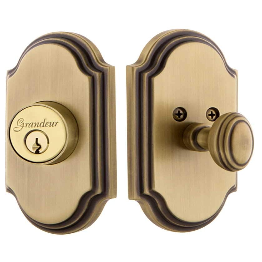 Grandeur 825937 Single Cylinder Deadbolt