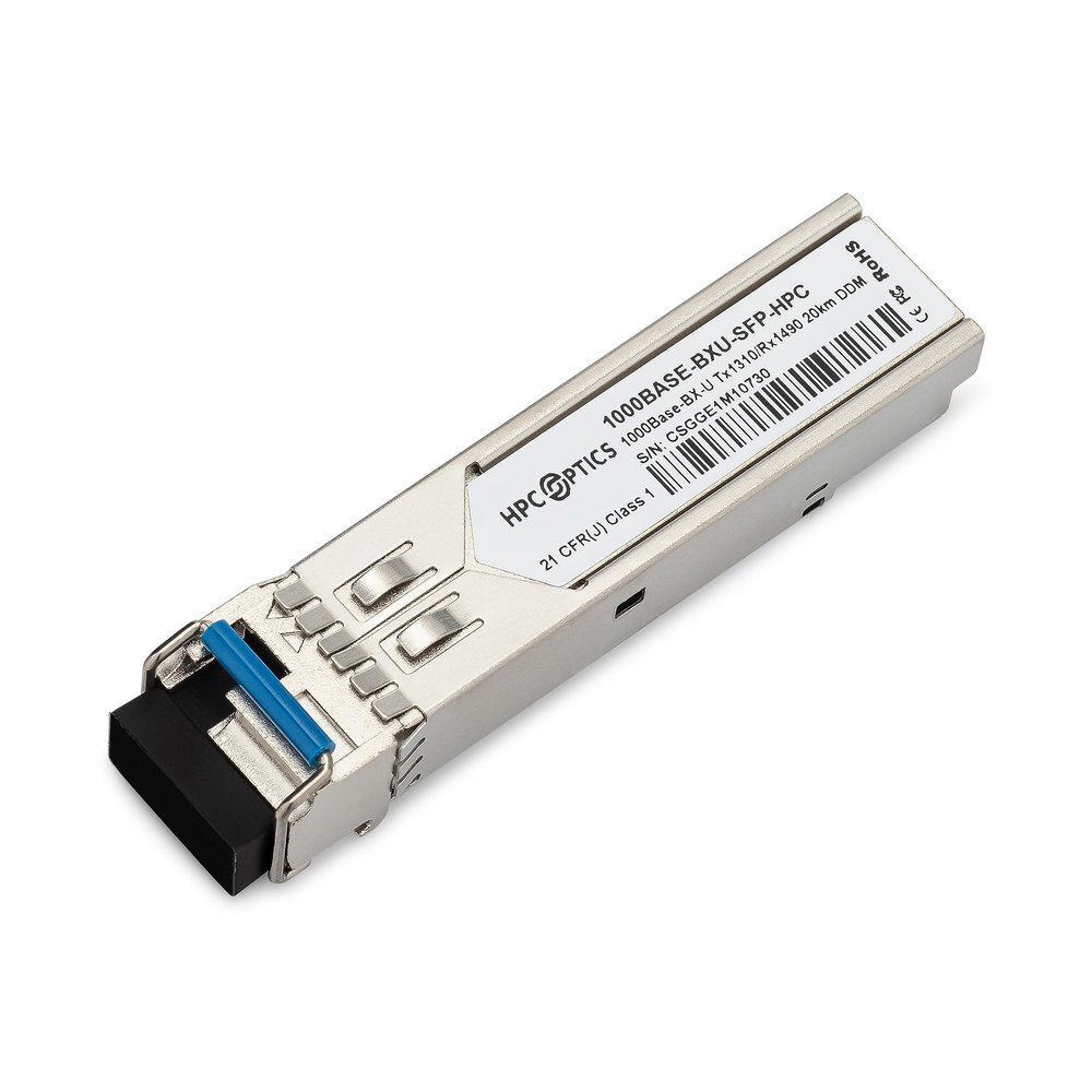 HPC Optics Compatible with MRV SFP-GD-BX34TH 1000BASE-BX-U 1310/1490 Bi-Directional BIDI SFP Transceivers