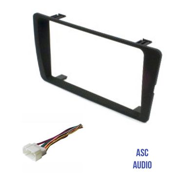ASC Audio Car Stereo Dash Kit and Wire Harness for Installing a Double Din Radio for 2001 2002 2003 2004 2005 Honda Civic (excludes SI and SE Models)