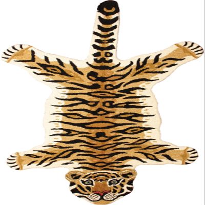 Tiger-Skin Yogic Asana Mat - Pure Wool - 121 Knots Per Sq. Inch