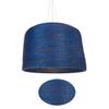 O'THENTIQUE 17.5 Inches Natural Seagrass Ceiling Pendant Lamp Lights Handmade Modern for Home Decor, Living Room, Bedroom, Kids Room, Office, Library (Blue) view 2