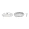 uxcell Metal Kitchen Round Water Drainer Tube Drain Stopper Filter 87mm Dia view 2