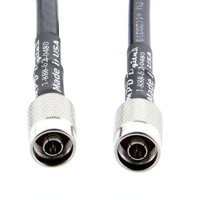 MPD Digital LMR-400DB 85 ft Coaxial Cable - Black, N Male Connectors, Compatible with Antenna, Transmitter, Receiver, RF Equipment
