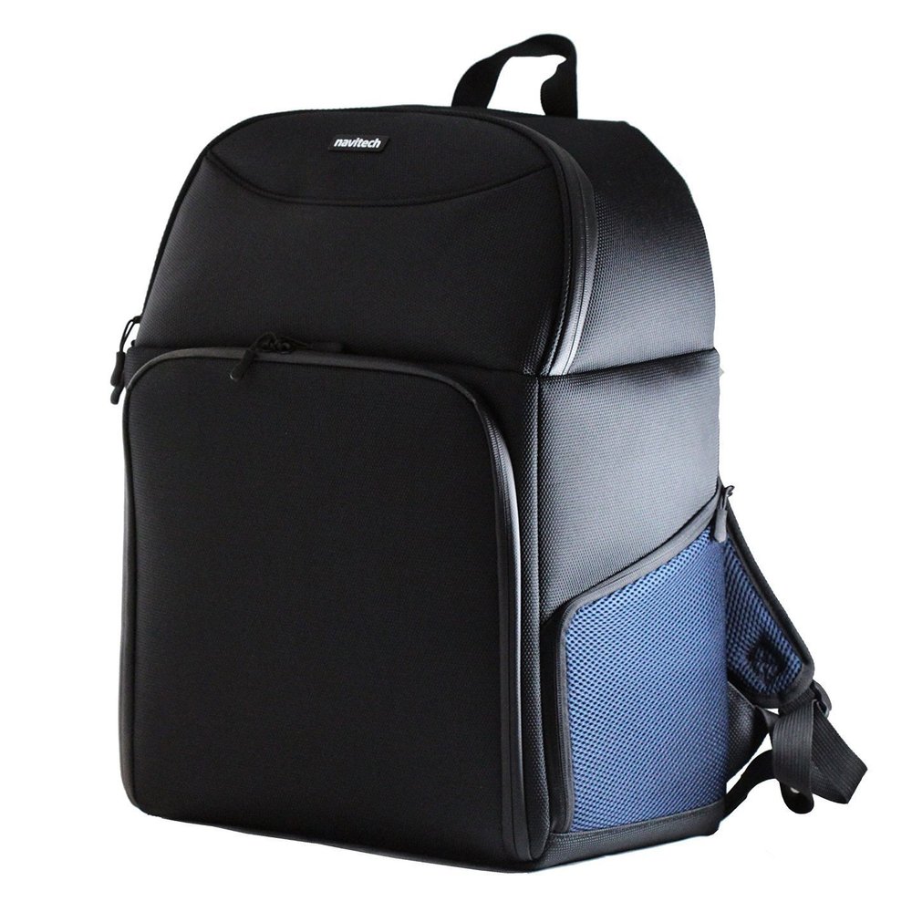 Navitech Rugged Black & Blue Backpack/Rucksack Compatible with The Cheerwing Syma X5SW-V3 FPV Explorers 2