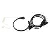 HQRP 2-Pack Acoustic Tube Earpiece PTT Throat Mic Headset Compatible with Kenwood TK-2212, TK-2212K, TK-2302, TK-2312 Sun Meter view 3