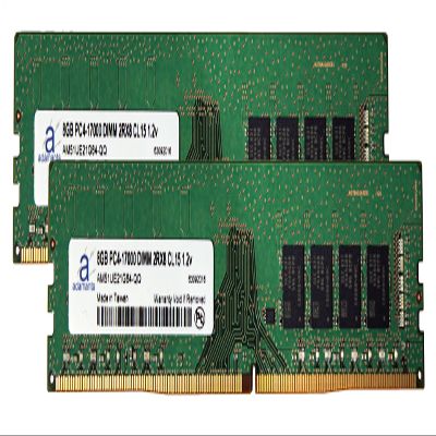 Adamanta 16GB (2x8GB) Desktop Memory Upgrade for Gigabyte AB350-D3H Gaming Motherboard DDR4 2133Mhz PC4-17000 Unbuffered DIMM 2Rx8 CL15 1.2v Notebook DRAM
