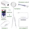 AIBOO Linkable Under Cabinet LED Lighting Hard Wire 12V Slim Aluminum Dimmable Puck Lights with Wireless Controller for Ambiance Lighting(6 Lights, Daylight White, NO Wall Plug) view 2